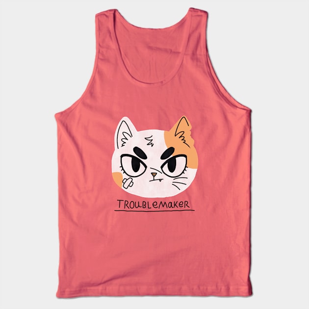 Troublemaker Tank Top by hellocloudy